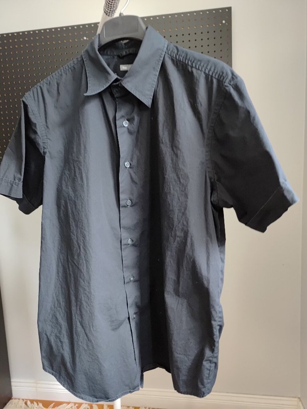 Gap Men's shirt short sleeve size M color black cotton
